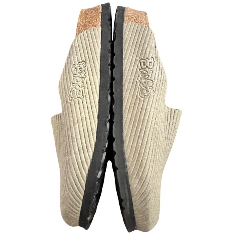 Ladies Birkenstock 230 36 L5 ribbed corduroy slides birkis - Picture 6 of 8